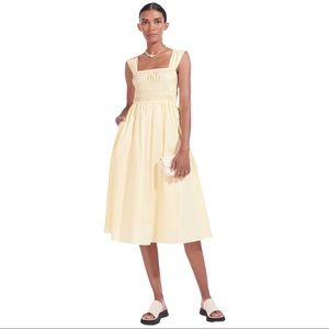 NWT Staud ginger yellow maxi dress